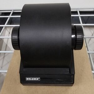 Vintage Black Rolodex Rotary Card File